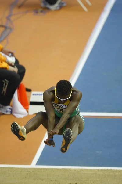 Janice Josephs competes in the Women's long jump — Stock Photo, Image