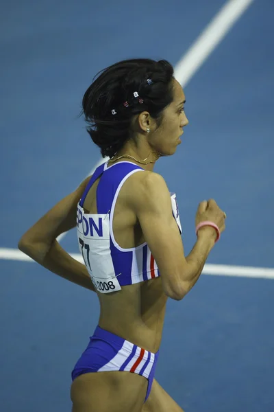 Bouchra Ghezielle participe au 1500 mètres féminin — Photo