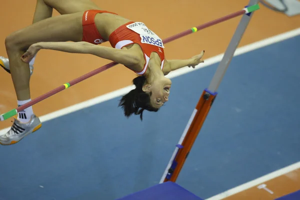 Blanka Vlasic compete no salto em altura feminino — Fotografia de Stock