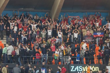 Fans of the Crvena Zvezda clipart