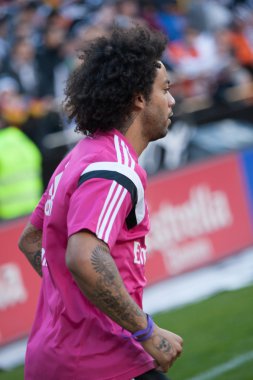 Marcelo İspanya Ligi maç sırasında