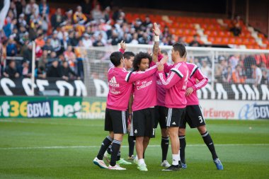 Real Madrid oyuncular maç sırasında