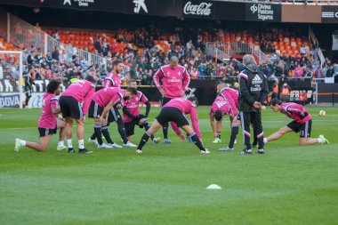 Real Madrid oyuncular maç sırasında