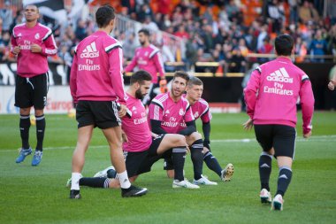 Real Madrid oyuncular maç sırasında