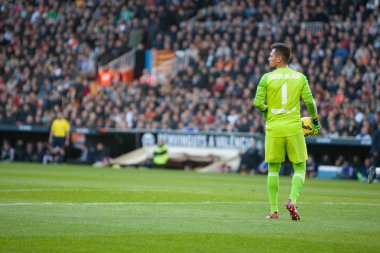 Diego Alves maç sırasında