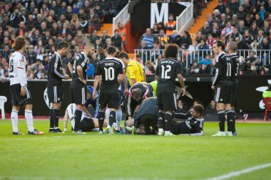 Maç sırasında çeşitli oyuncular