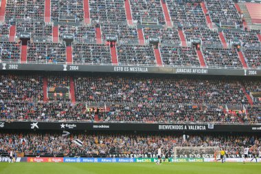 Mestalla Stadı maç sırasında