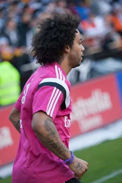 Marcelo durante o jogo da Liga Espanhola — Fotografia de Stock