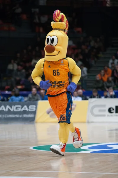 Mascotte del team Valencia — Foto Stock