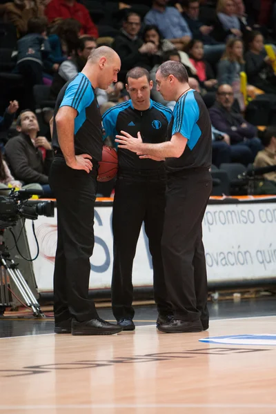 Referees during the game — Stock Photo, Image