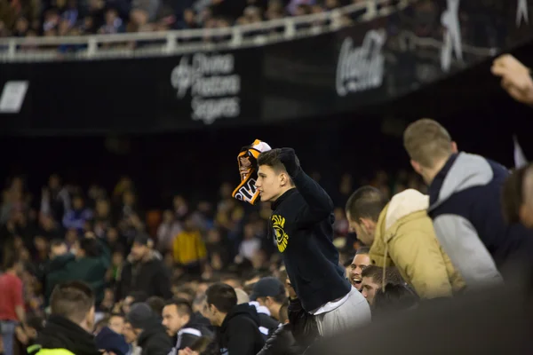 Tifosi della squadra di Valencia — Foto Stock