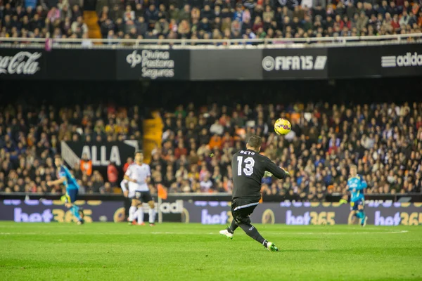 Maç sırasında Beto