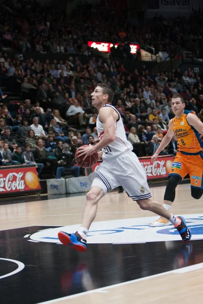 Jaycee Carroll i aksjon – stockfoto