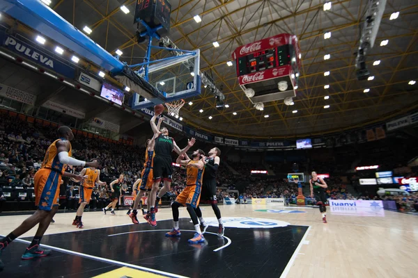 Palyers in azione durante il gioco — Foto Stock