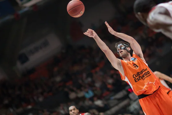 Valencia Club de cesta vs Sluc Nancy — Fotografia de Stock