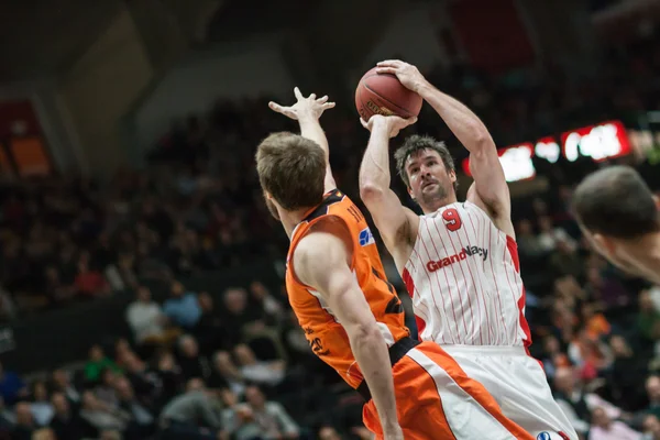 Valencia Club de cesta vs Sluc Nancy — Fotografia de Stock