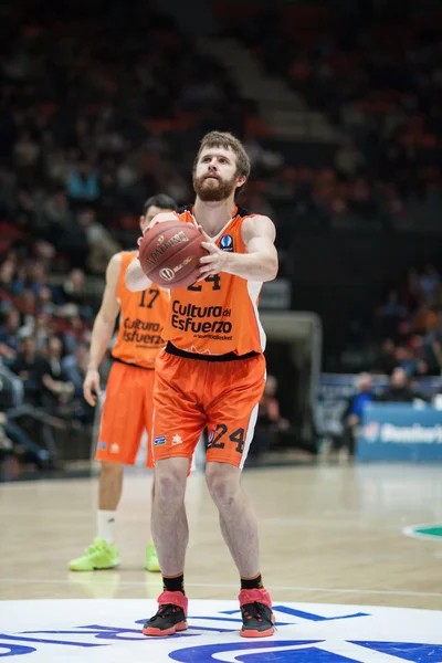 Valencia Basket Club vs Sluc Nancy — Stock fotografie