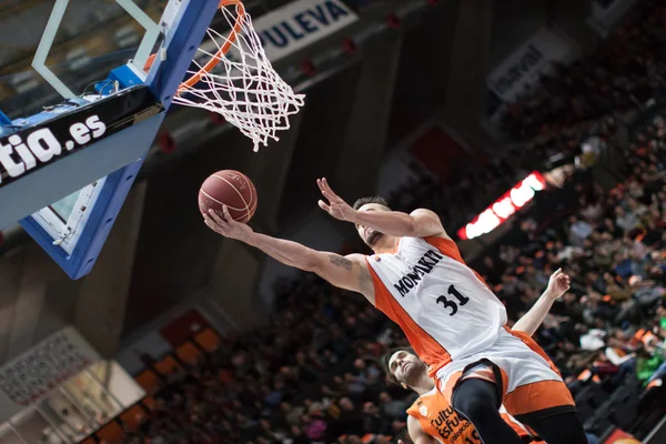 Valencia Basket Club i Montakit Fuenlabrada — Zdjęcie stockowe