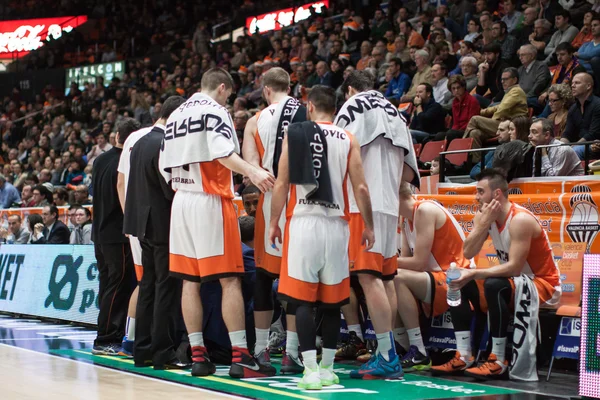 Valencia Basket Club y Montakit Fuenlabrada — Foto de Stock