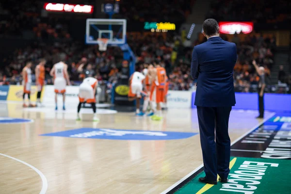 Valencia basket club und montakit fuenlabrada — Stockfoto