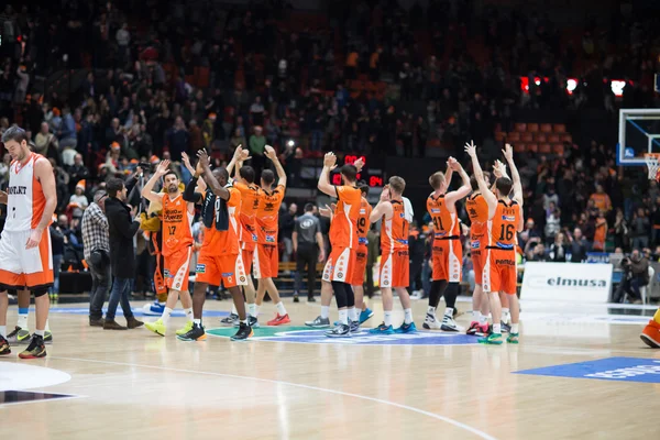 Valencia Basket Club y Montakit Fuenlabrada — Foto de Stock