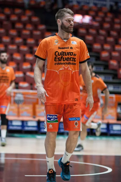 Valencia Basket Club și Montakit Fuenlabrada — Fotografie, imagine de stoc