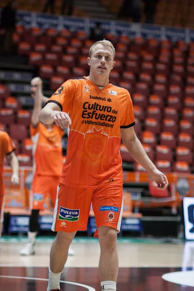 Valencia Basket Club i Montakit Fuenlabrada — Zdjęcie stockowe