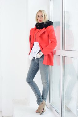 Kız ceket poz Studio