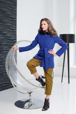 Kız ceket poz Studio