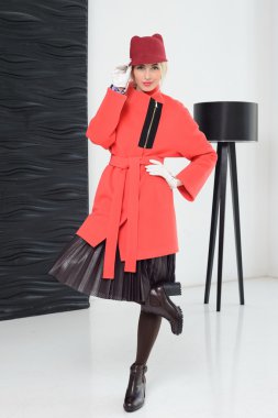 Kız ceket poz Studio