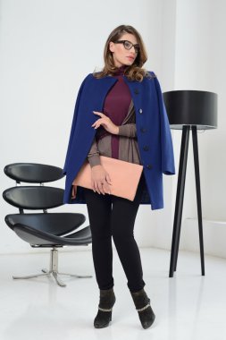 Kız ceket poz Studio