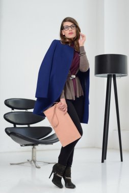 Kız ceket poz Studio