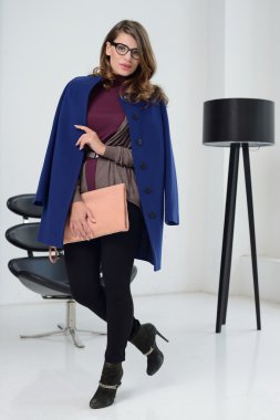 Kız ceket poz Studio