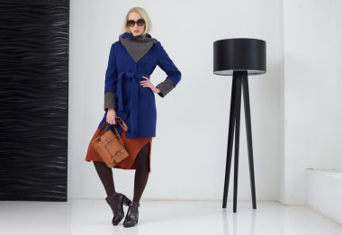 Kız ceket poz Studio