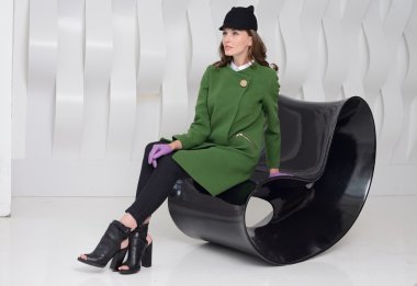 Kız ceket poz Studio