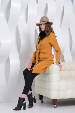 Kız ceket poz Studio