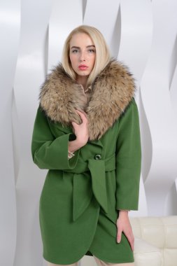 Kız ceket poz Studio