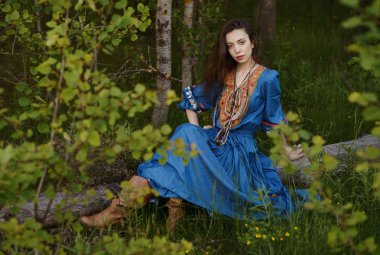 Ormanda genç gipsy