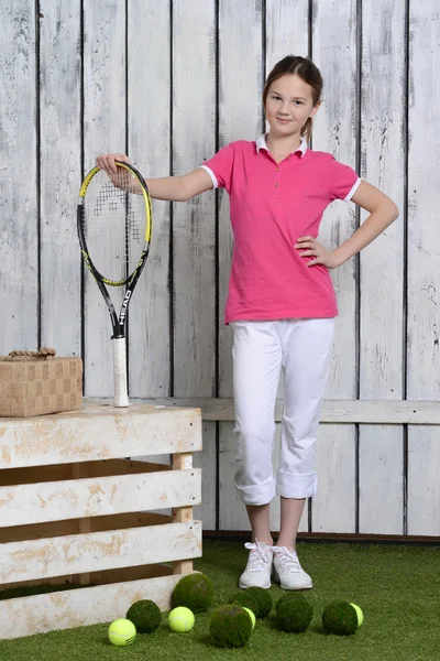 Young female tennis player — Stock Photo, Image