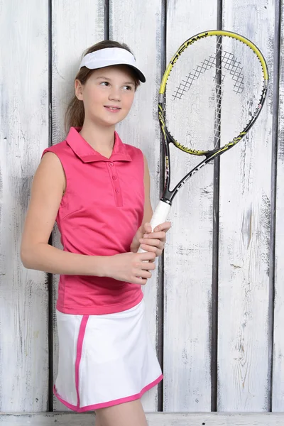 Jugadora de tenis joven —  Fotos de Stock