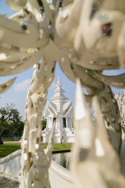 White temple, Chiang Rai, Thailand — Stock Photo, Image