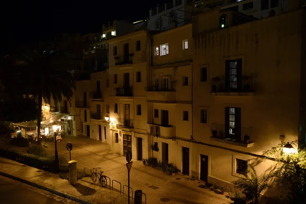 Night city at Ibiza — Stock Photo, Image