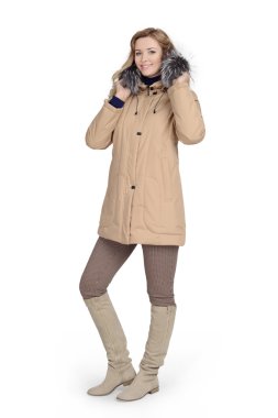 Kısa ceket genç kadın