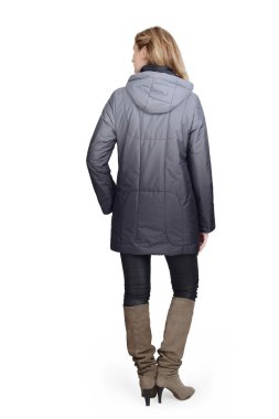 Kısa ceket genç kadın