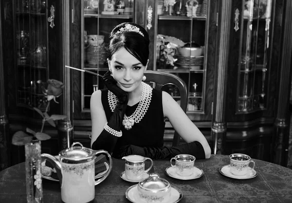 Audrey Hepburn görüntü güzel kız — Stok fotoğraf