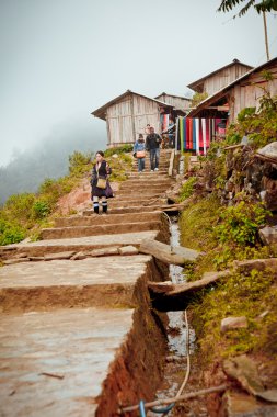 Günlük yaşamın Sapa, Kuzey Vietnam, 26.12.2012 Köyü