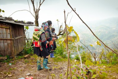 Günlük yaşamın Sapa, Kuzey Vietnam, 26.12.2012 Köyü