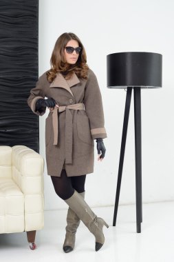 Kız ceket poz Studio