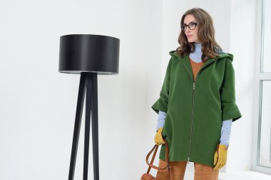 Kız ceket poz Studio