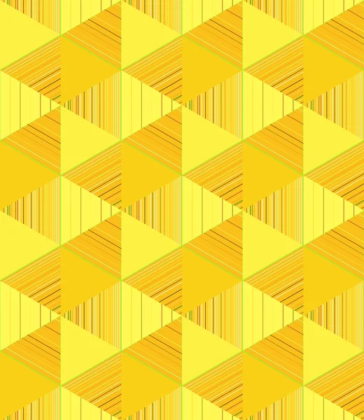 Üçgenler ve satırları sarı soyut desen. Sarı kılavuz Mozaik arka plan. Yaratıcı tasarım şablonları